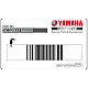 Emblema carenatura anteriore Yamaha FZ1-S Fazer OEM 3C3283150000