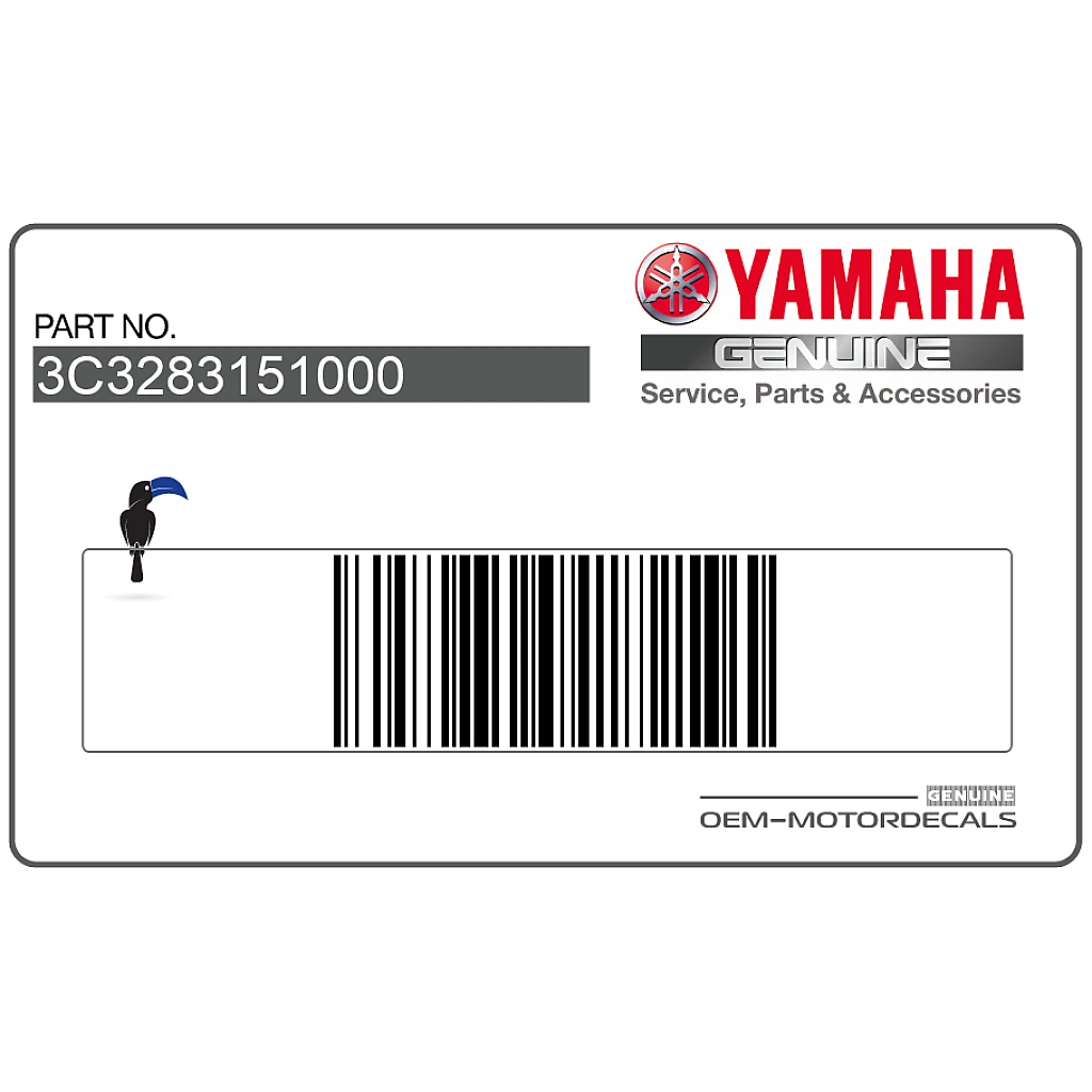 Yamaha FZ1-S FAZER Emblema Carenatura Anteriore OEM 3C3283151000