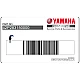 Emblema carenatura laterale Yamaha FZ8-S FAZER FAZER OEM 42P283150000