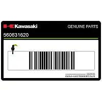 KAWASAKI Onderkuip sticker, rechterkant middenvoor 56063-1620