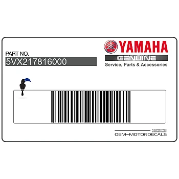 Emblema carenatura telaio YAMAHA