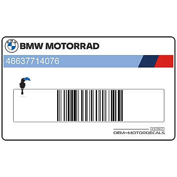 Naklejka na przednią owiewkę (czasza), prawa strona