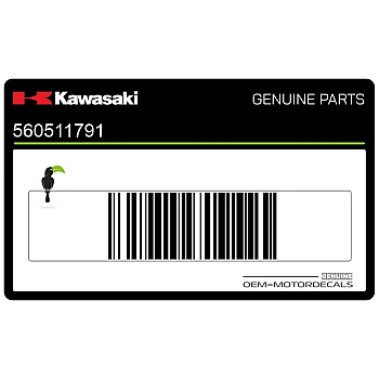 Autocollant carénage arrière queue, côté droit