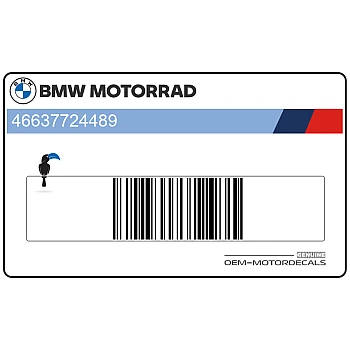 Zijkuip F800GS embleem, linkerkant
