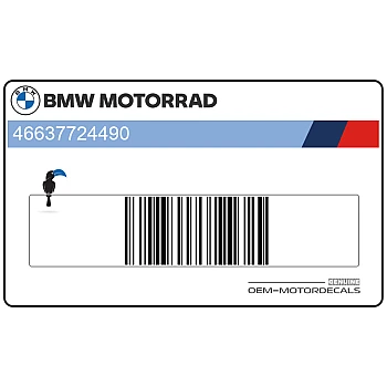Zijkuip F800GS embleem, rechterkant