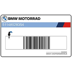 Naklejka na przednią owiewkę (czasza), prawa strona