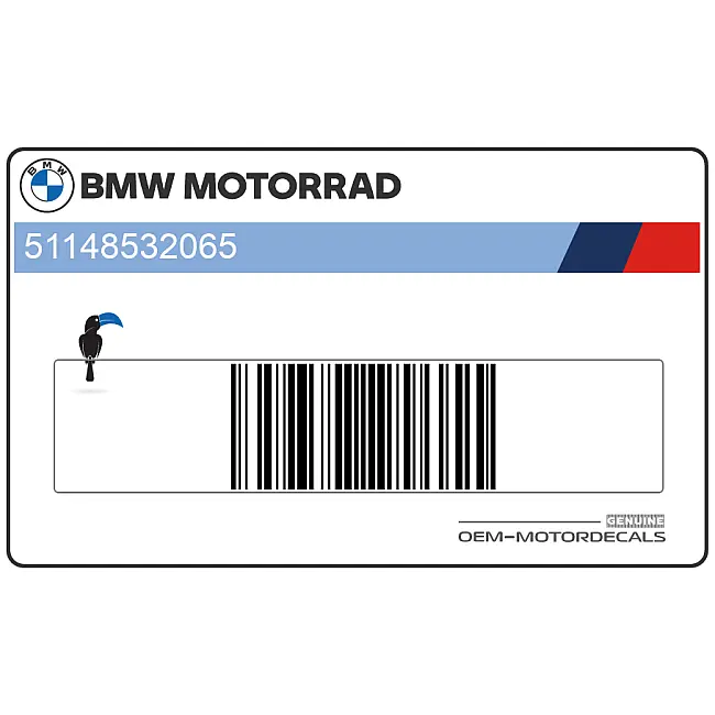 Pegatina rotulación F800 BMW F800GS carenado lateral izquierdo original de fábrica 51148532065