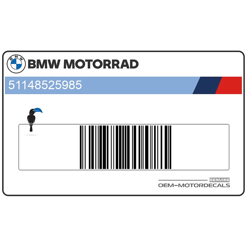 BMW F800GS Lettere carenatura sinistra F 800 GS Adesivo Lato Sinistro OEM 51148525985
