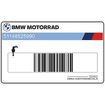 Rechter zijkuip F800GS belettering sticker