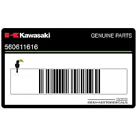 KAWASAKI Untere Verkleidung Center Aufkleber, linke Seite 56061-1616