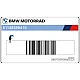 BMW F750GS Pegatina Carenado Izquierdo F750GS Rotulación Lado Izquierdo Genuina OEM Fábrica Adhesivo 51148389415
