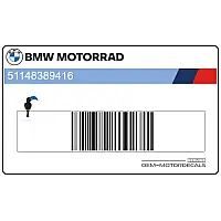BMW Rechter zijkuip F750GS Belettering Sticker 51148389416