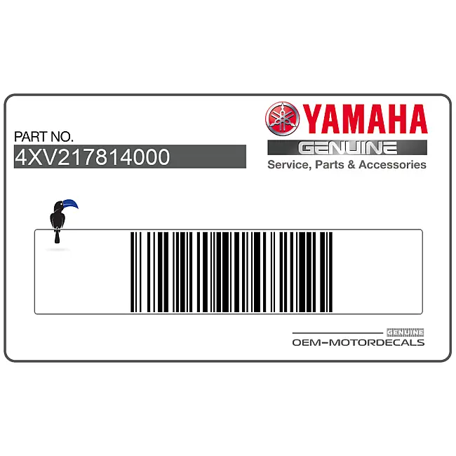 Yamaha YZF-R1 Emblema Codone OEM 4XV217814000
