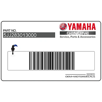 Adhesivo carenado inferior YAMAHA, lado izquierdo