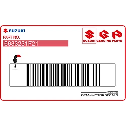 Swingarm tire information label