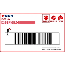 Swingarm tire info label