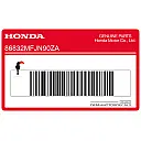 Pegatina Honda Wing para depósito, lado izquierdo