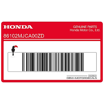 Belly pan decal, right side