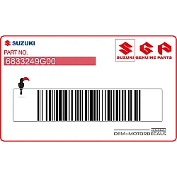 Swingarm tire info label