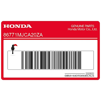 Naklejka na tylną owiewkę / zadupek, prawa strona