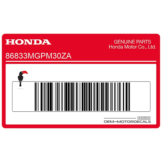 Honda CBR600RR Verkleidungsaufkleber Repsol-Logo OEM 86833MGPM30ZA