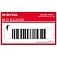 Auténtico Emblema Honda CBR600RR para Carenado Inferior Pieza OEM Genuina 86101MJCA00ZB para Restauración de Fábrica