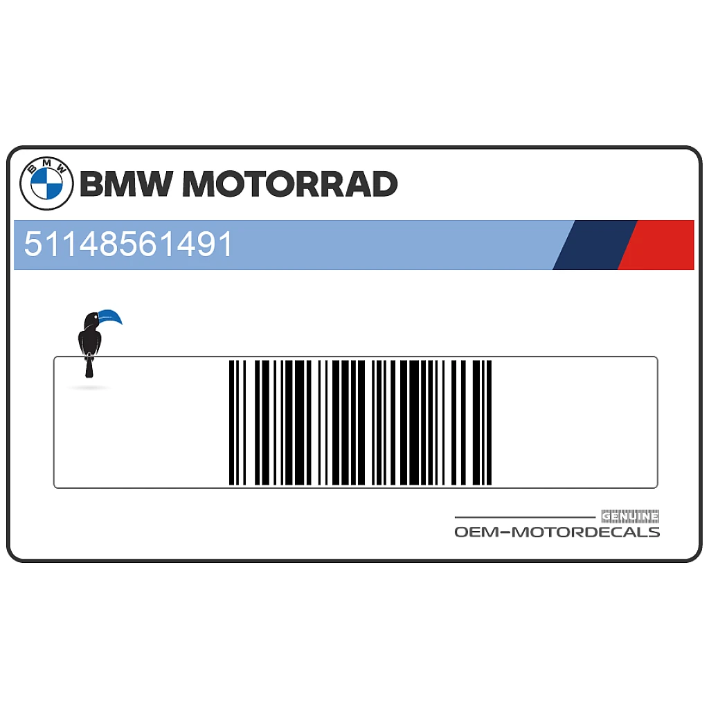 BMW R1200GS Adventure Zijkap Belettering Linkerkant OEM 51148561491