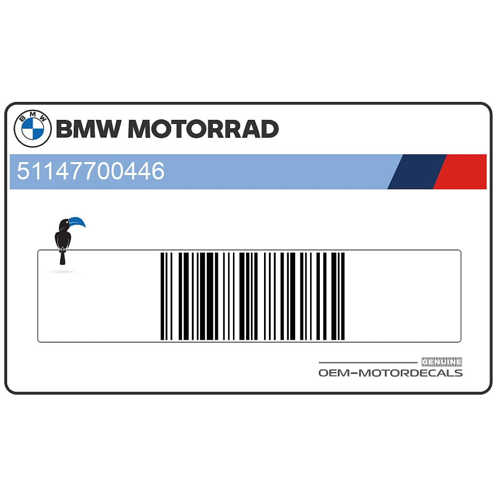 BMW R1200GS Adventure Brandstoftank 30 Years GS Sticker Rechterkant OEM 51147700446