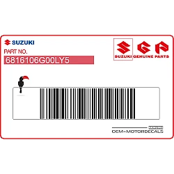 Adesivo posteriore coda carena