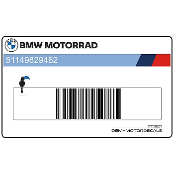 Rechter kuipdeel F 750 GS belettering sticker