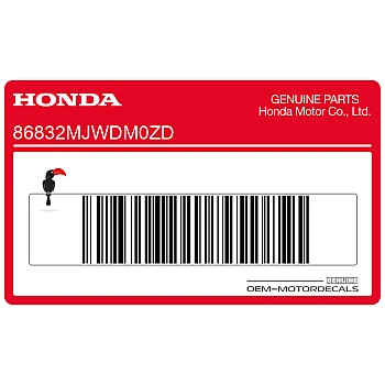 Framecover sticker, linkerkant