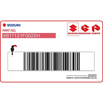 Emblemat SUZUKI na zbiornik paliwa