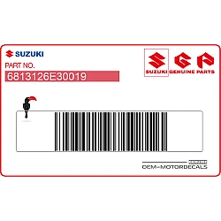 Naklejka na tylną owiewkę / zadupek