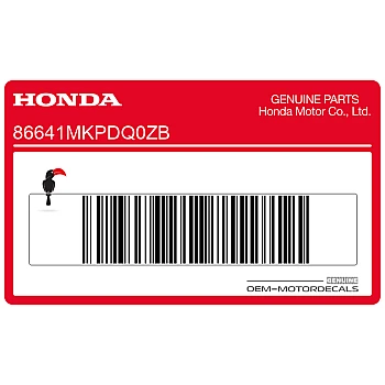 Zijpaneel sticker, rechterkant