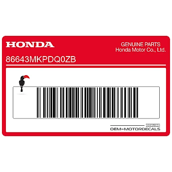 Zijpaneel sticker, rechterkant