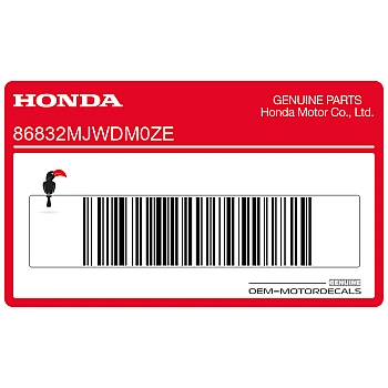 Framecover sticker, linkerkant