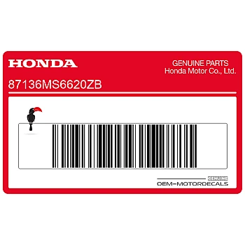 Pegatina para panel lateral, lado derecho