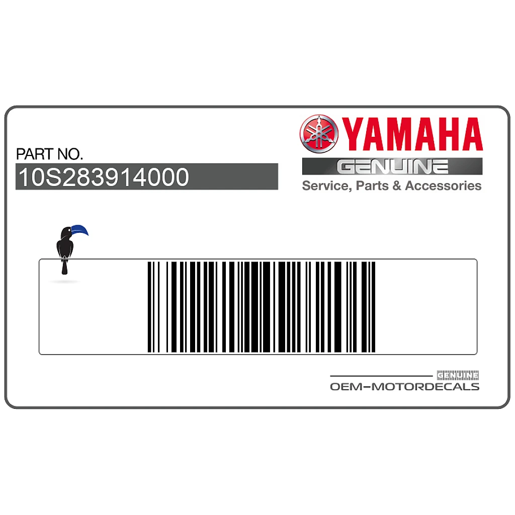 Autocollant de phare Yamaha XT660X OEM 10S283914000