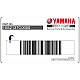 Yamaha XT660X Adesivo convogliatore radiatore sinistro Lato sinistro OEM 10S2137C0000