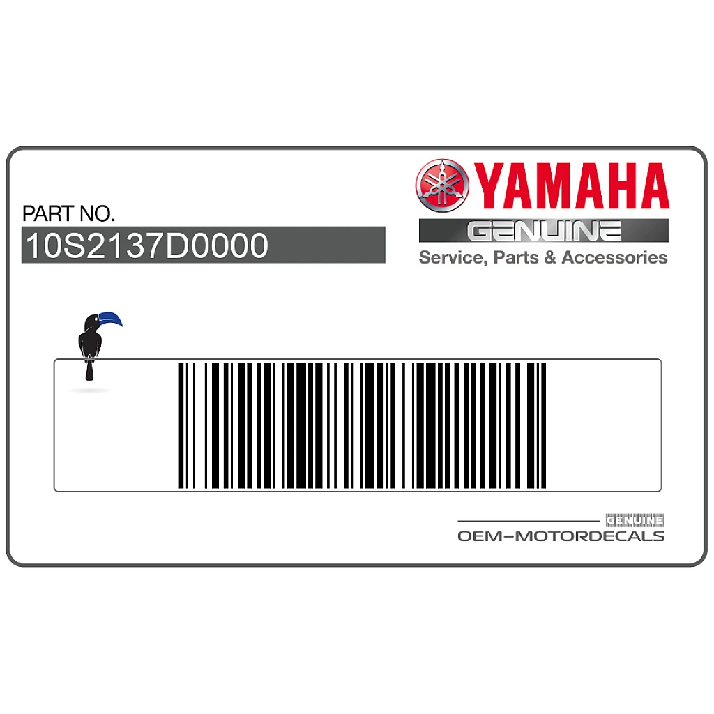 Yamaha XT660X Side Cowling Scoop Graphic Right Side OEM 10S2137D0000