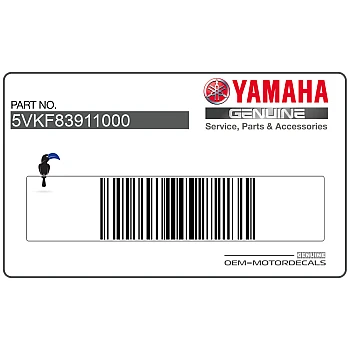 Adesivo carena anteriore superiore, lato sinistro