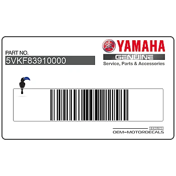 Bovenkuip sticker, linkerkant