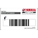 Yamaha XT660R Adesivo Aria Scoop Lato Sinistro OEM 5VK2137C6000 Decal Carenatura Originale di Fabbrica
