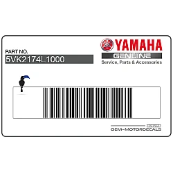 Side cowling decals set, right side