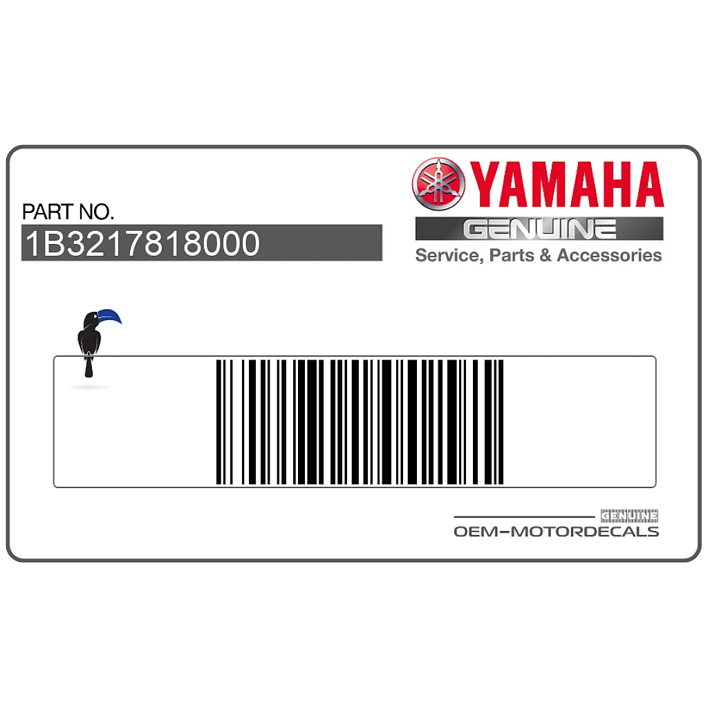 Yamaha FZ6-N Zijkap embleem OEM 1B3217818000
