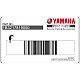 Yamaha FZ6-N Seitenverkleidung Yamaha Emblem Original OEM Fabrikteil 1B3217819000 für präzise Passform