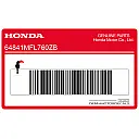 Pegatina de colín, logo HONDA