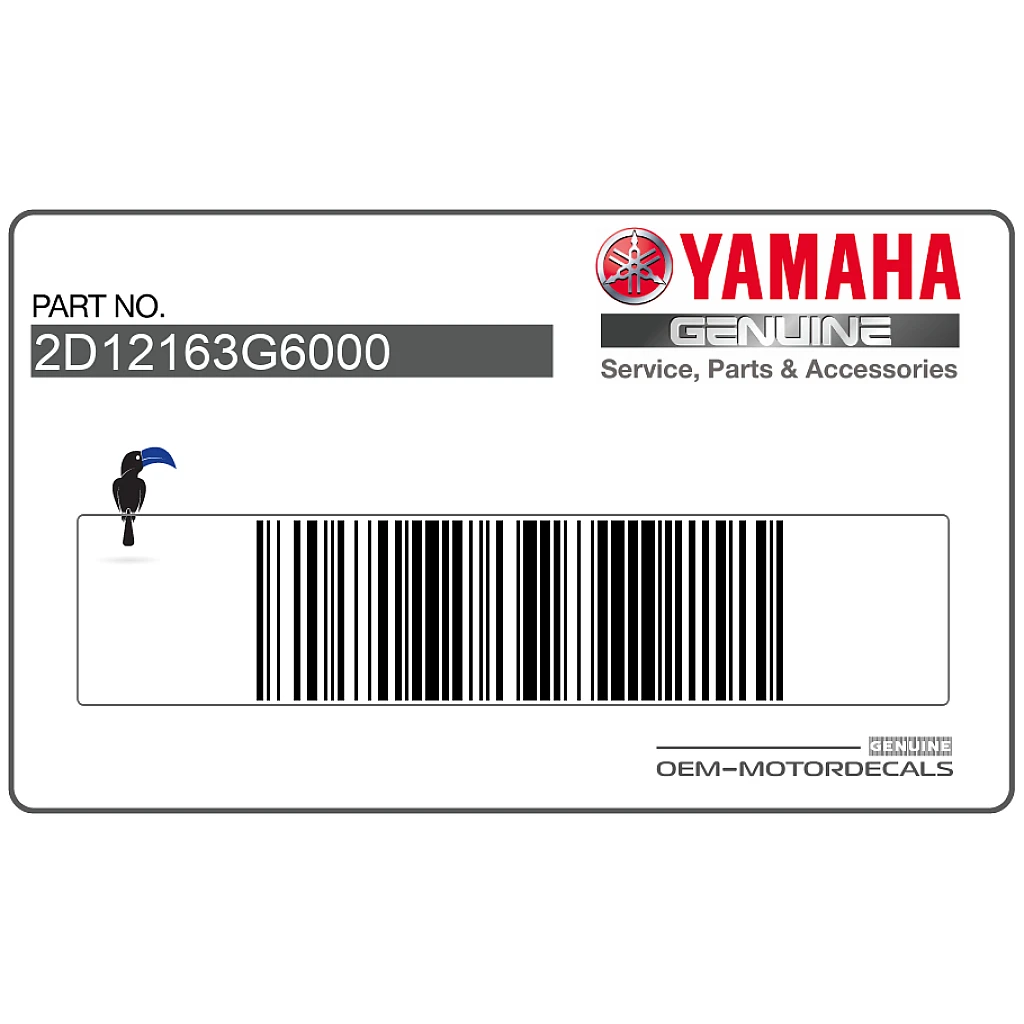 Yamaha FZ1-N Emblema Carenatura FZ1 OEM 2D12163G6000