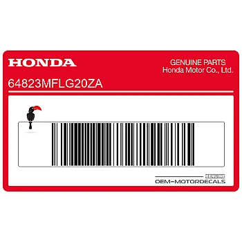 Pegatina tanque, lado izquierdo