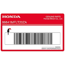 Side cowling decal